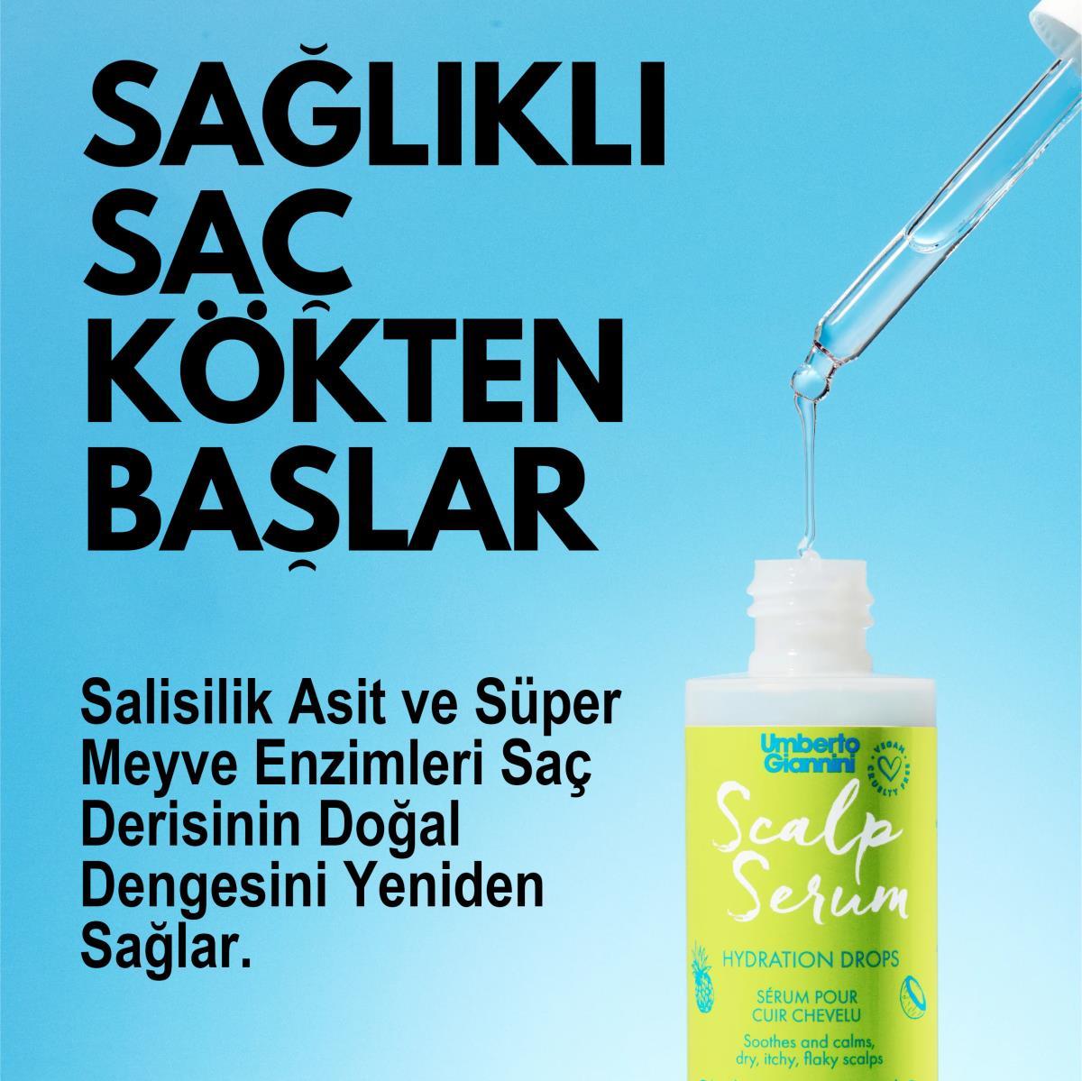 Umberto Giannini Saç Derisi İçin Bitki Özlü Nemlendiri Serum 50 ML