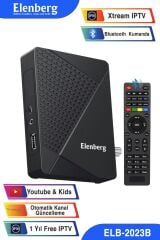 Elenberg Çanaklı Çanaksız İnternet Tv Destekli Bluetooth Kumandalı Full HD Uydu Alıcı