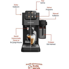 Grundig Ksm 5330 Delisia Coffee Yarı Otomatik Süt Hazneli Espresso Makinesi