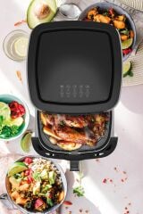 Elenberg Airfly XXL 8 Lt Geniş Hazneli 6 Ön Programlı Dokunmatik Airfryer Sıcak Hava Fritözü ELB-2307