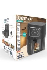 Goldmaster Versay 1700w Xl Dokunmatik 8 Ön Ayarlı Cam Kapaklı Hazne Aydınlatmalı Airfryer Sıcak Hava Fritözü