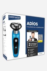 GoldMaster Adios 2in1  Islak Kuru Esnek Oynar Başlıklı IPX6 Su Geçirmez Tıraş Makinesi